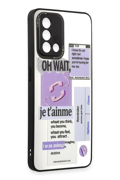 Oppo A74 4G Kılıf Mirror Desenli Kapak - Mirror - 4 ürün görseli