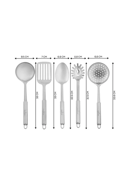 Karaca Apricot Master 5 Parça Servis Seti - Resim 2