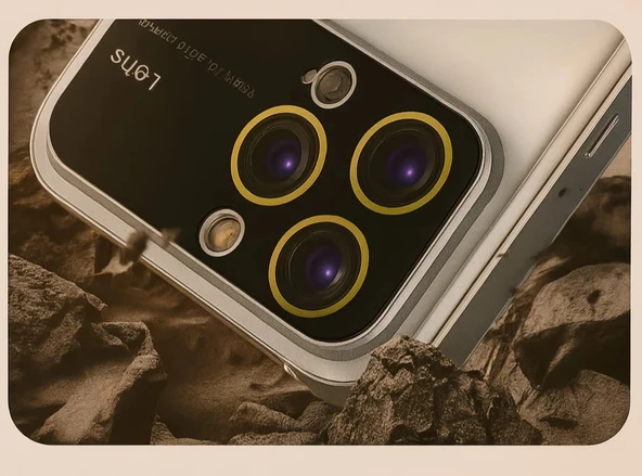 İphone 15 Pro Max Kılıf Kamera Korumalı Magsafe Colourl Mavi - Resim 4