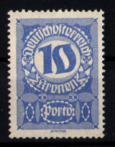EABİ-Avusturya 1920 Taxe Pulları 10 Kr (ws1335) - 1
