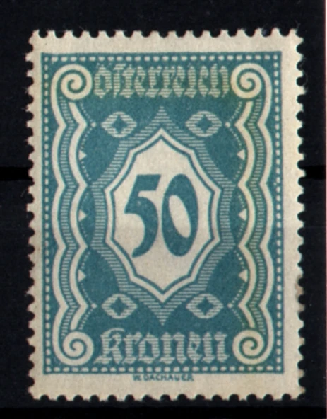 EABİ-Avusturya 1922 Taxe Pulları 50 Kr (ws1341) ürün görseli