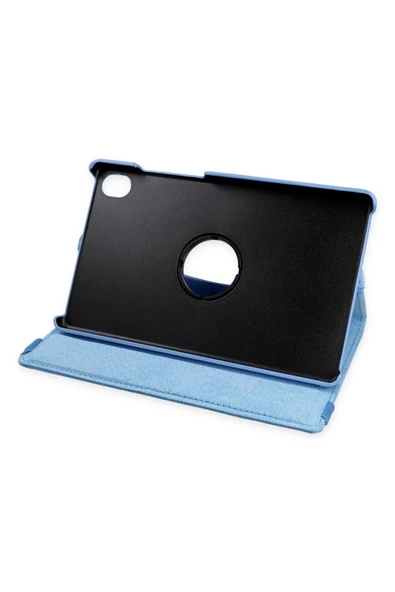 Samsung Galaxy X510 Tab S9 FE 11 Kılıf 360 Tablet Deri Kılıf - Turkuaz - Resim 3