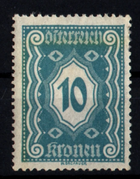 EABİ-Avusturya 1922 Taxe Pulları 10 Kr (ws1338) ürün görseli