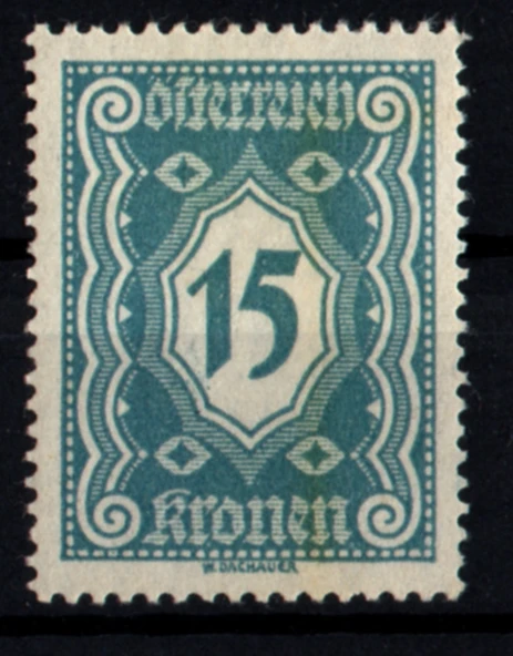 EABİ-Avusturya 1922 Taxe Pulları 15 Kr (ws1339) ürün görseli