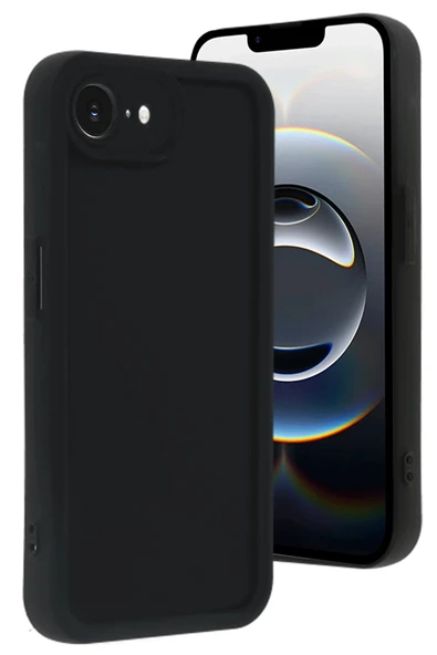 iPhone 16E Kılıf Viera Silikon - Siyah ürün görseli