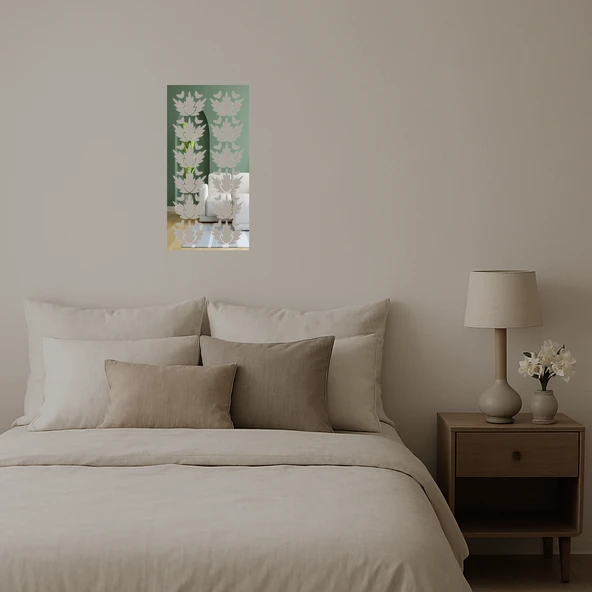 Modern Geometrik Desenli Dekoratif Aynalı Tablo - Resim 2