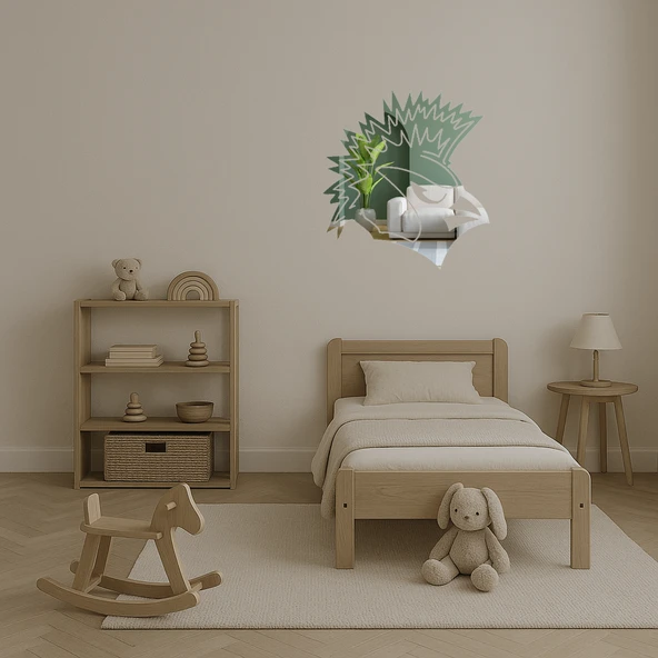 Arizona Cardinals Kuş Figürlü Dekoratif Aynalı Tablo - Resim 4