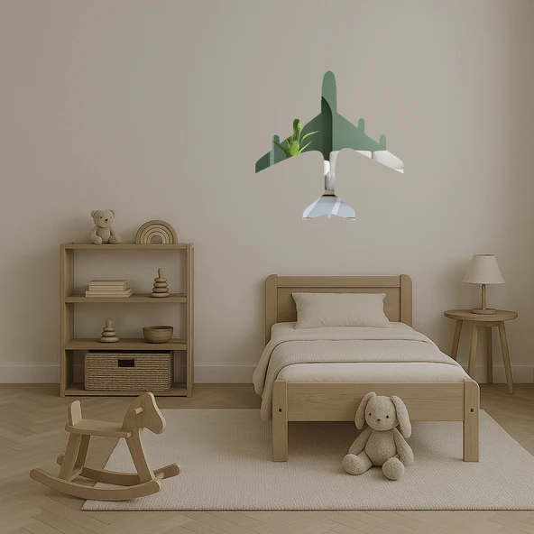 Özgür Uçak  Dekor Aynalı Tablosu - Resim 4