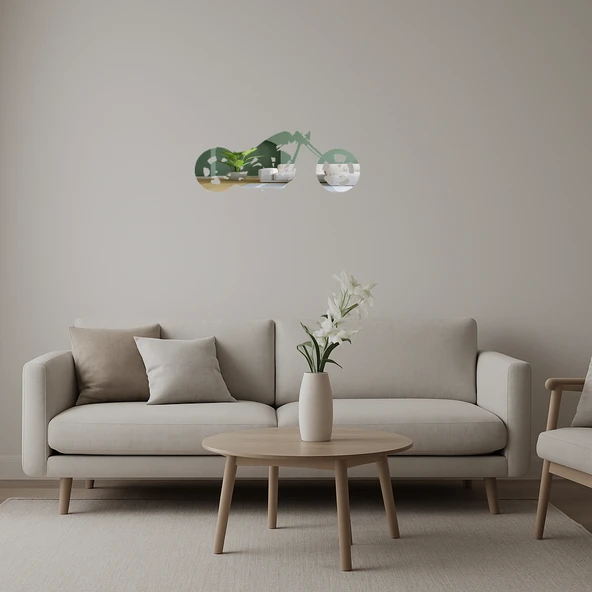 Sanatsal  Motosiklet Duvar Dekorasyonu ürün görseli