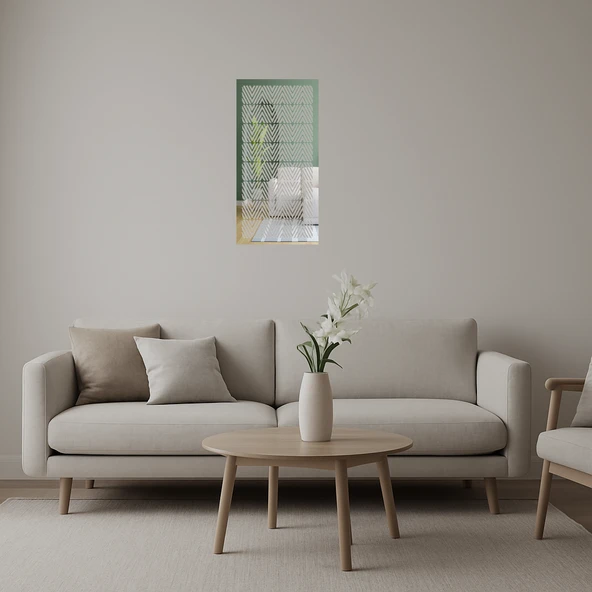 Minimalist Geometrik  Aynalı Tablo ürün görseli