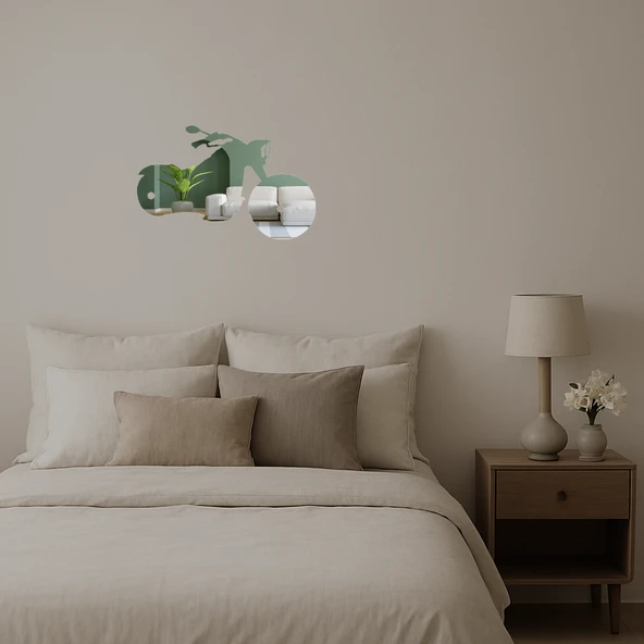 Klasik Motorcu  Duvar Dekorasyonu - Resim 2