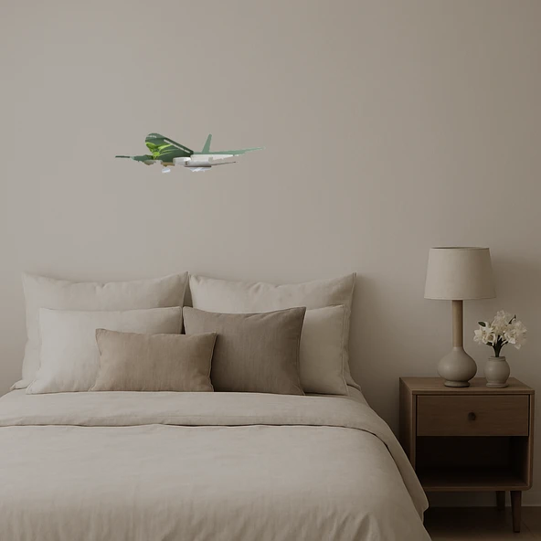 Minimalist Uçak Aynalı Tablosu - Resim 2