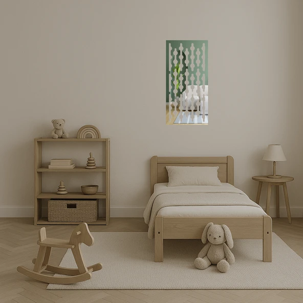 Minimalist Çiçek Desenli  Duvar Sanatı - Resim 5