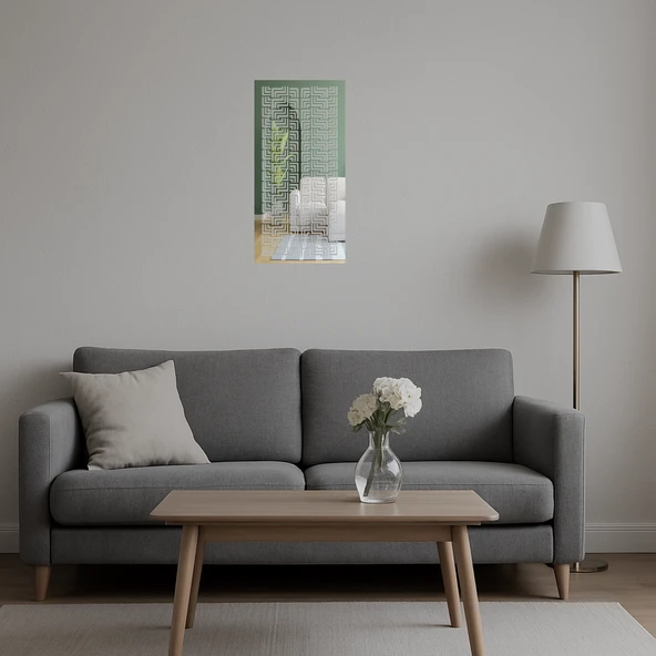 Çiçek Temalı Dekoratif  Duvar Panosu - Resim 4