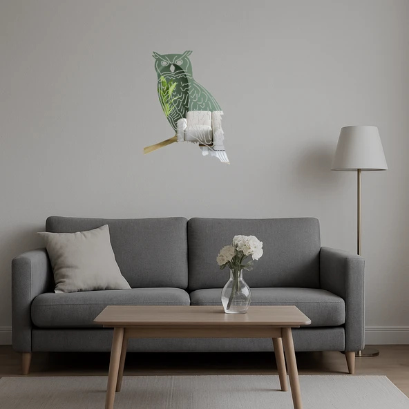 Bilge Baykuş  Aynalı Tablo - Resim 5