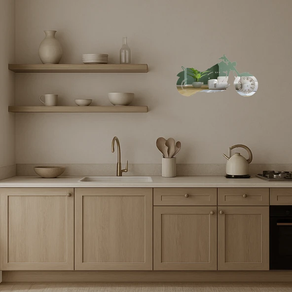 Klasik Motor Temalı  Duvar Sanatı - Resim 3