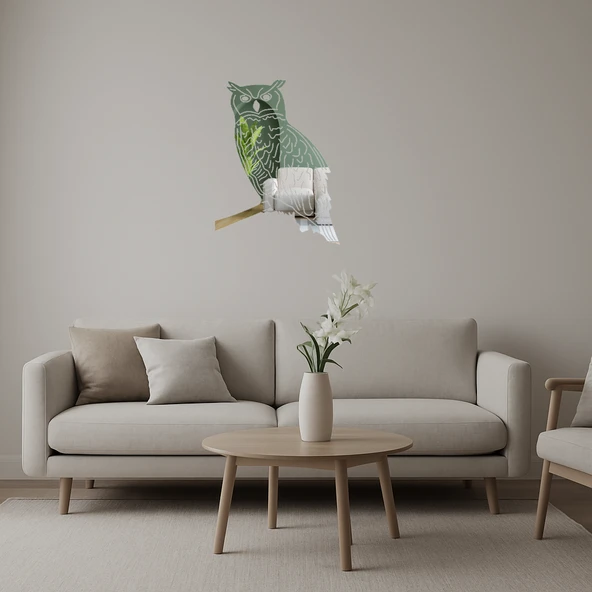 Bilge Baykuş  Aynalı Tablo ürün görseli