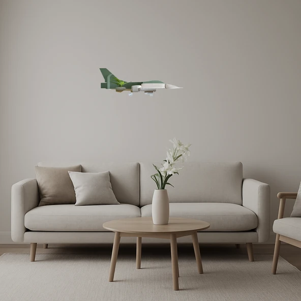 Sanatsal Uçak Aynalı Tablosu - Model 30 ürün görseli