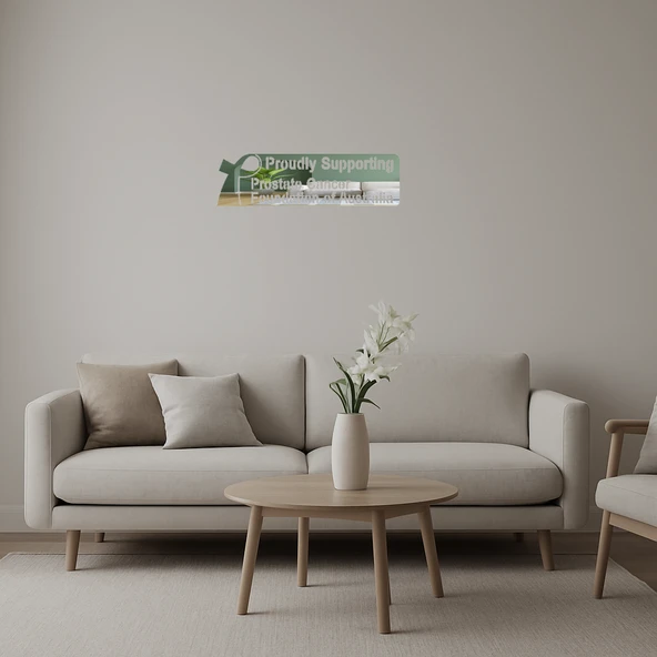 Prostat Kanseri Farkındalık Dekoratif Aynalı Tablo ürün görseli