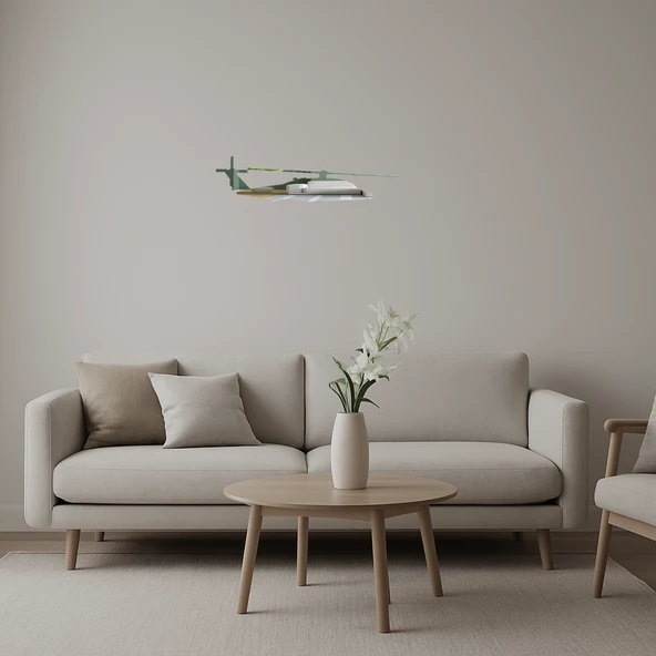 İç Mekan Uçak Aynalı Tablosu - Model 31 ürün görseli