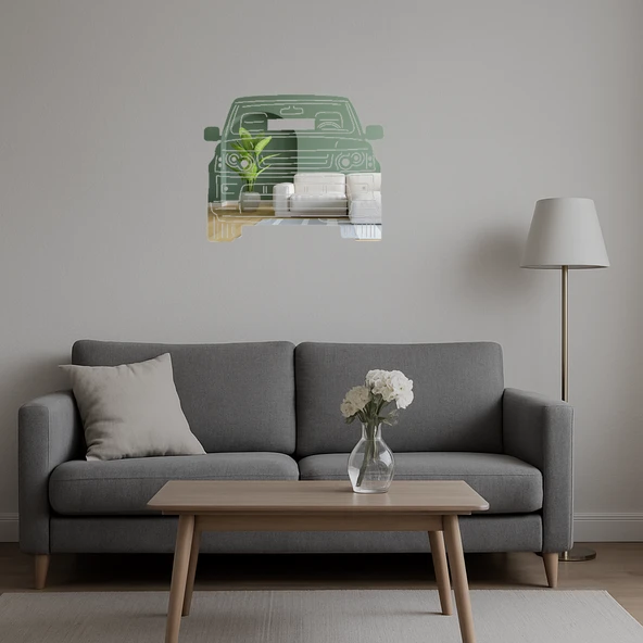 Off-Road Araç Dekoratif Aynalı Tablo - Resim 2