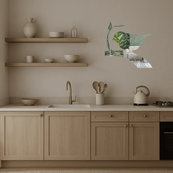 Bebek Kuş Doğa Aynalı Tablosu - Resim 3