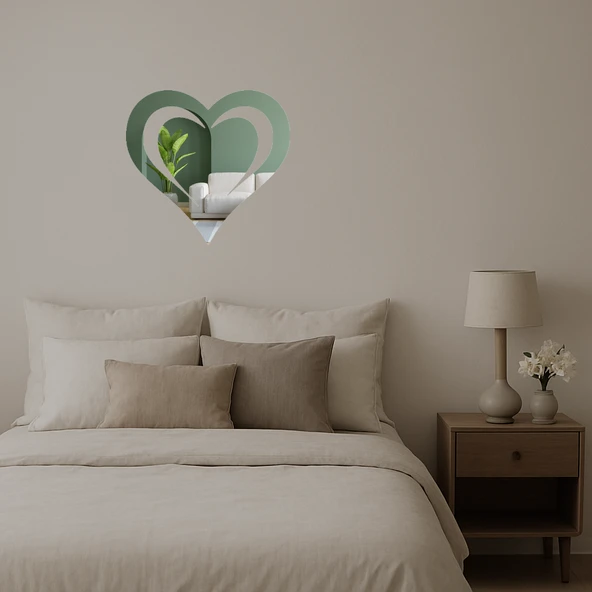 Aşk Temalı  Aynalı Tablo - Resim 3