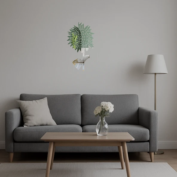 Romantik Çiçek Desenli Duvar Panosu - Resim 2