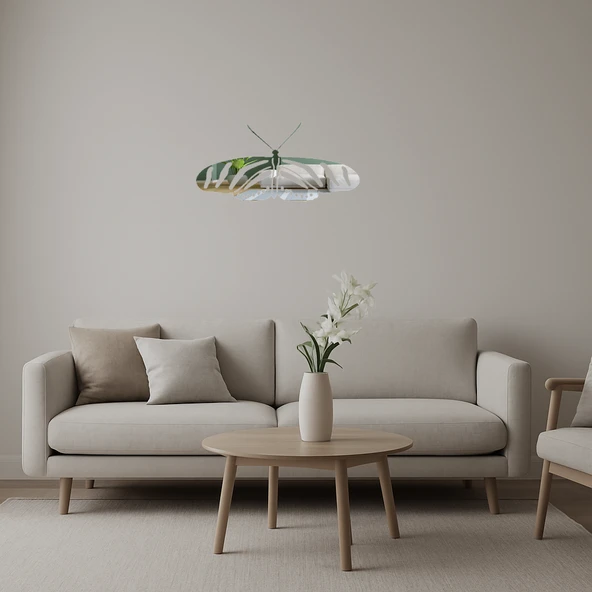 Zarif Kelebek Aynalı Tablo - Model 26 ürün görseli