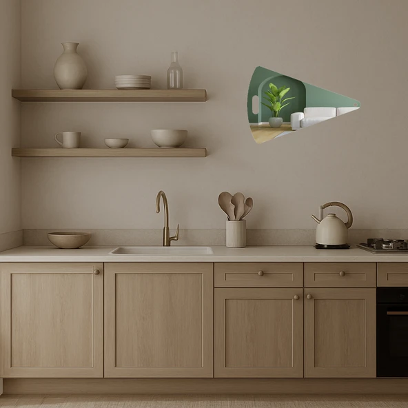 Geometrik Sanatlar  Dekoratif Aynalı Tablo - Resim 4