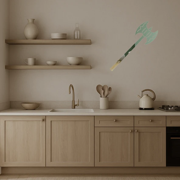 Savaş Baltası Tasarımlı Dekoratif  Aynalı Tablo - Resim 2