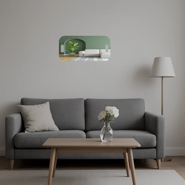 Doğal Desenli Dekoratif Sunum Panosu - Resim 3