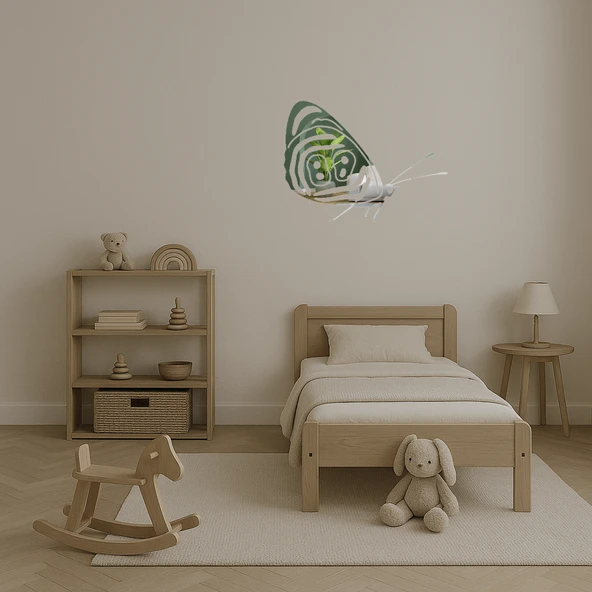 Estetik Kelebek Desenli Duvar Süsü - Resim 4