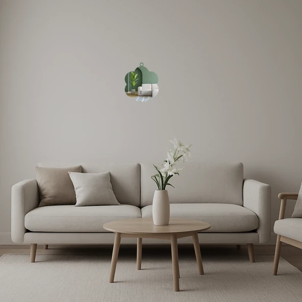 Oriental Desenli Dekoratif Aynalı Tablo ürün görseli