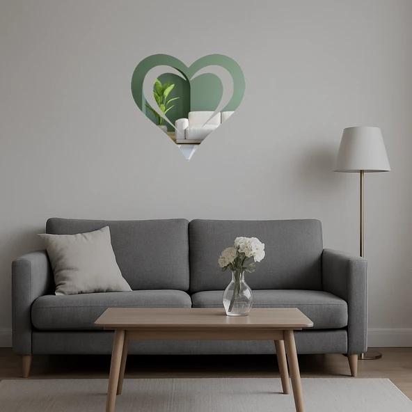 Aşk Temalı  Aynalı Tablo - Resim 2