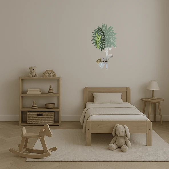 Romantik Çiçek Desenli Duvar Panosu - Resim 5