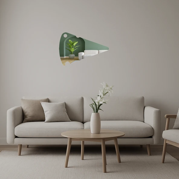 Doğanın Sesleri  Dekoratif Aynalı Tablo ürün görseli