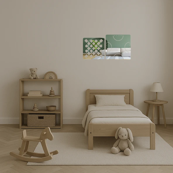 Mandala Desenli Dekoratif Aynalı Tablo - Resim 2