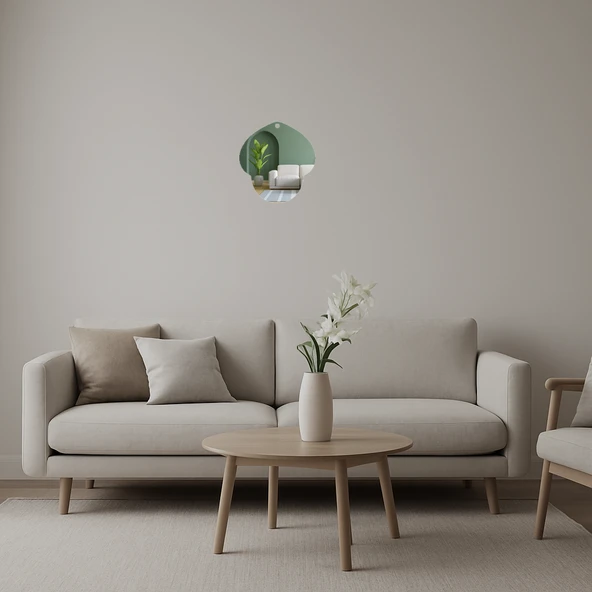 Üçlü Gözyaşı Damlası  Dekoratif Aynalı Tablo ürün görseli