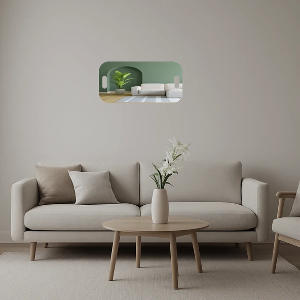 Doğal Desenli Dekoratif Sunum Panosu ürün görseli