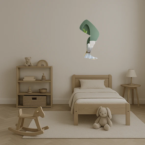 Bacak Figürü  Aynalı Tablo - Resim 4