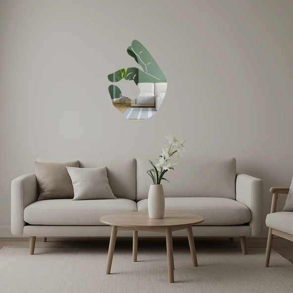 Tamam İşareti  Dekoratif Aynalı Tablo ürün görseli