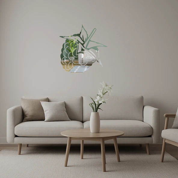 Şık Böğürtlen Temalı  Duvar Aynalı Tablosu ürün görseli