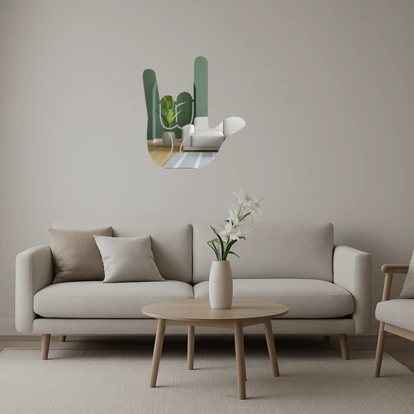 Seni Seviyorum Hareketi  Aynalı Tablo ürün görseli