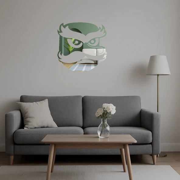 Goblin Emoji Aynalı Tablosu - Resim 4