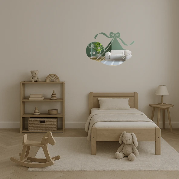 Bebek Yüzü İç Mekan Dekoratif Aynalı Tablo - Resim 2