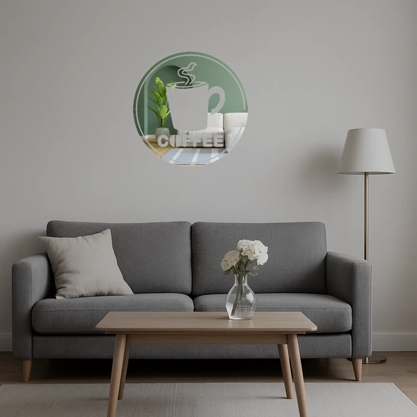 Kahve Temalı Dekoratif Tabela - Resim 5