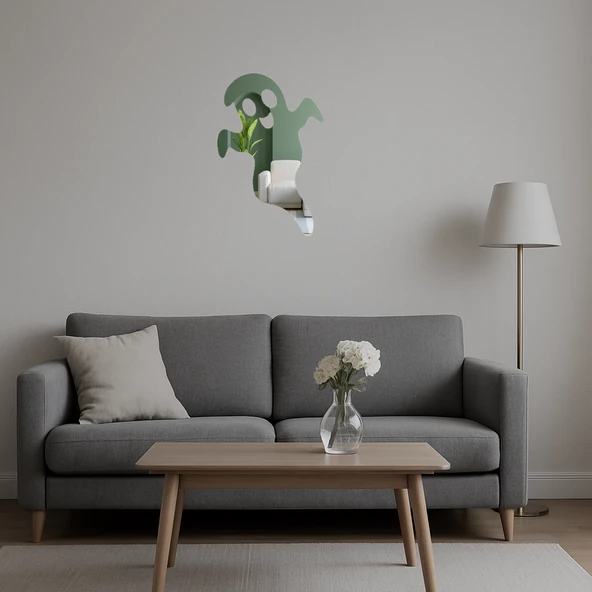 Eğlenceli Hayalet Figürlü  Duvar Aynalı Tablosu - Resim 5