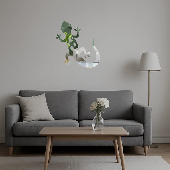 Kertenkele Figürü  Aynalı Tablo - Resim 2