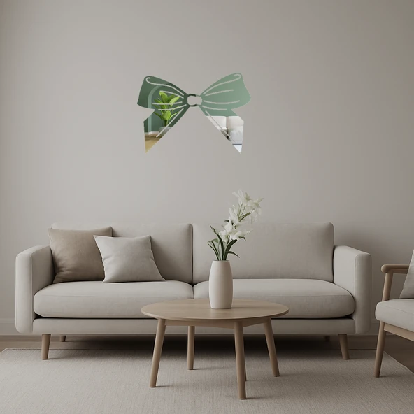 Elegan Fiyonk  Aynalı Tablo ürün görseli